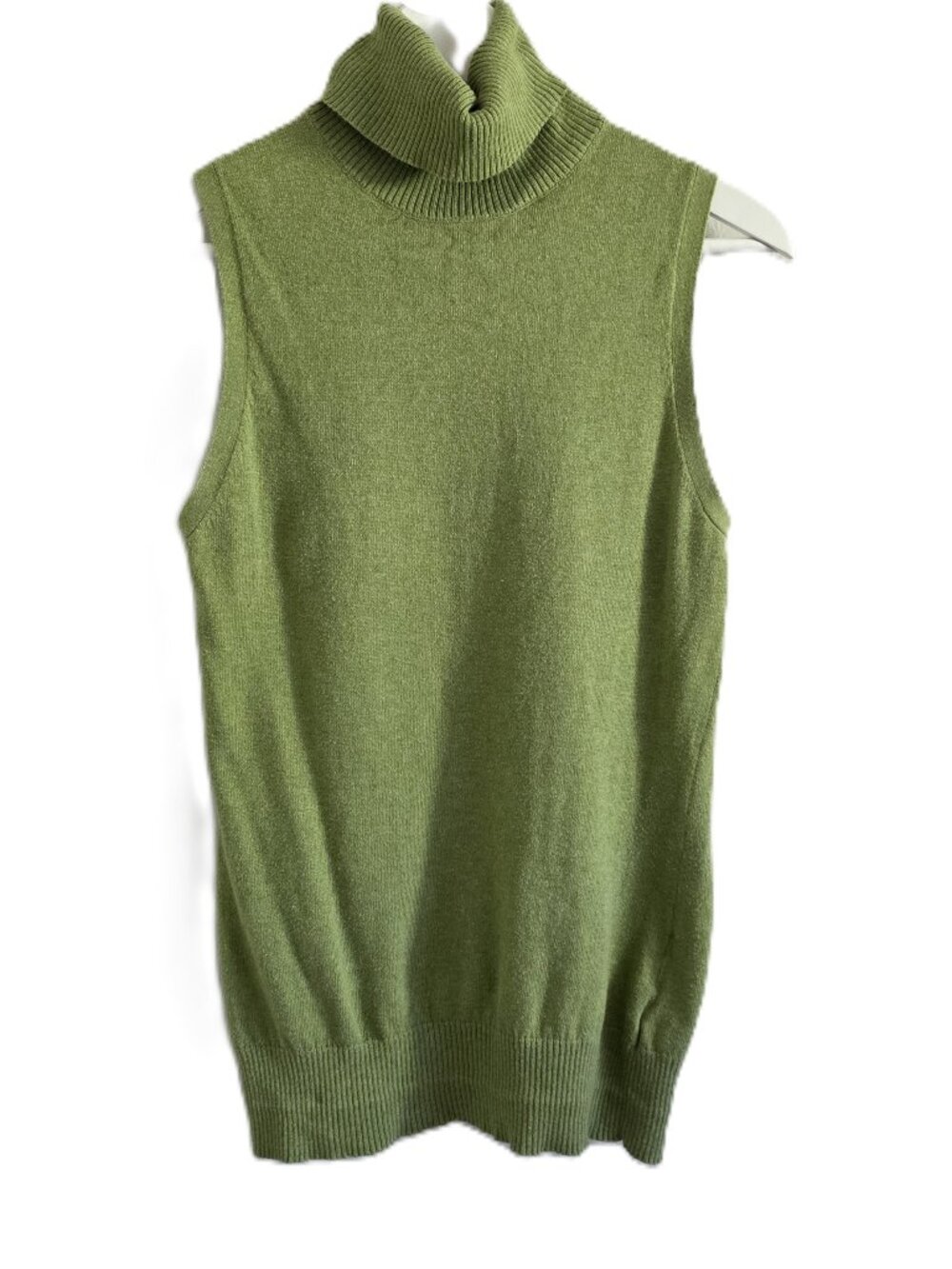 Old Navy green Y2K sleeveless knit turtleneck
